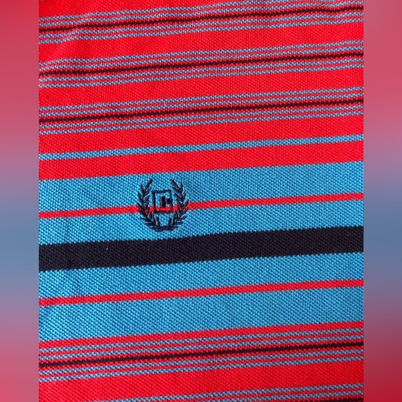 NWOT Mens Striped Chaps Polo - Picture 5 of 5
